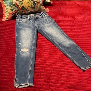 KanCan Denim Frayed Jeans Size 7